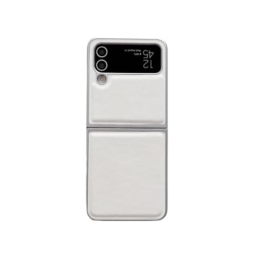 Handy-Geldbörsenhülle Compatible with Samsung Galaxy Z Flip 4-Telefonhülle, flexible, faltbare Telefonhülle, schlanke und robuste, stoßfeste, kratzfeste Schutzhülle mit Fingerabdruckschutz Compatible von YIPCFXDJ