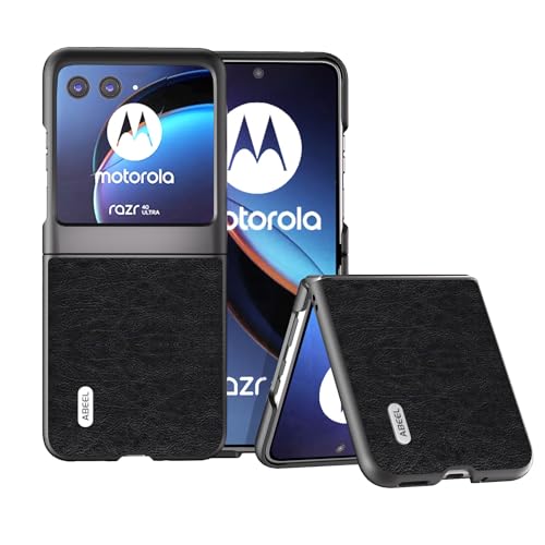 Handy-Geldbörsenhülle Hülle Compatible with Motorola Razr 40 Ultra, weiche Handyhülle aus PU-Leder, schlanke und robuste stoßfeste Schutzhülle mit rutschfester und sturzsicherer Schutzhülle Compatible von YIPCFXDJ