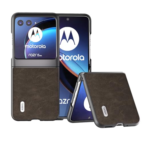 Handy-Geldbörsenhülle Kompatibel mit der Hülle Compatible with Motorola Razr 40 Ultra, weiche Handyhülle aus PU-Leder, schlanke und robuste stoßfeste Schutzhülle mit rutschfester und sturzsicherer Sch von YIPCFXDJ