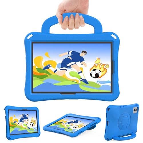 Tablet PC Hüllen Abdeckung Kinderhülle kompatibel mit Xiaomi Mi Pad 5/MiPad 5 Pro 11 2021, langlebig, leicht, EVA, kinderfreundlich, stoßfest, Schutzhülle mit Griff, Ständer und Schultergurt(Blue) von YIPCFXDJ