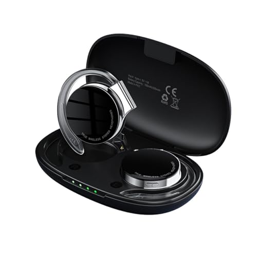 YIUPEDRFG Kopfhörer Ersatz IPX5 Wasserdichter staubdichter Ohrbügel Noise Cancelling Bluetooth kompatibler Stereo Jogging Ohrhörer, Schwarz von YIUPEDRFG