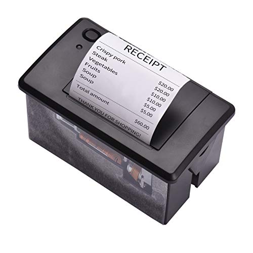 YIWEOG Embedded Thermal Receipt Printer 58-mm-Minidruckmodul Rauscharm mit Unterstützung für serielle USB / RS232 / TTL-Anschlüsse ESC/POS-Befehle für das Selbstbedienungs-Terminal der von YIWEOG