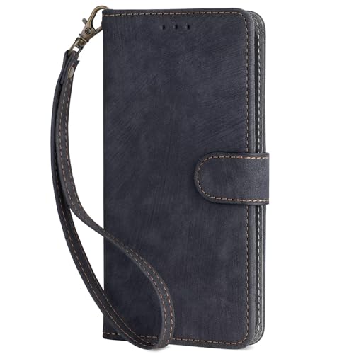 YKNIUFLY Hülle Kompatibel mit Gabb Phone 4, PU-Leder Flip Folio Case mit Kartensteckplatz, Ständer, Schutzhülle Kompatibel mit Gabb Phone 4.(Schwarz) von YKNIUFLY