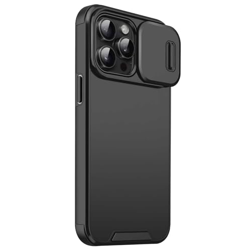 YLFFFZXK Hülle für iPhone 16/16 plus/16 pro/16 pro max, Schiebelinsenabdeckung, stoßfester PC-Schutz, ultradünne Stoßstangenhülle von YLFFFZXK