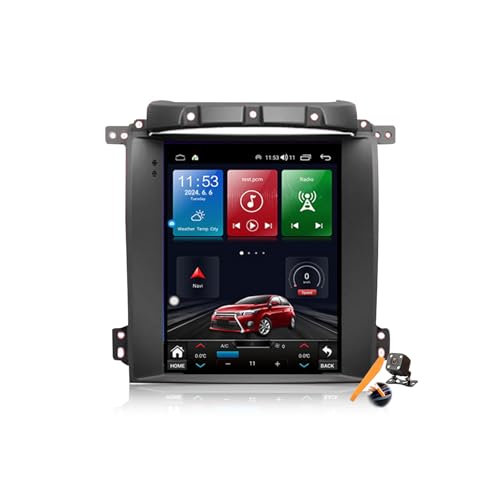 YLOXFW Ts3, Autoradio Stereo Android 14.0 Navi für K-IA Sorento 2002-2006 Sat GPS Navigation 9.7 Zoll Cartablet DVD Multimedia Player FM BT Receiver mit Carplay 4G 5G WiFi DSP SWC von YLOXFW