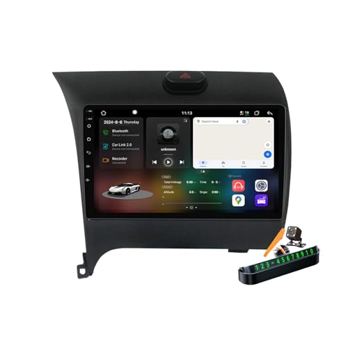 Y100s,Autoradio Android 14.0 Navi 2 DIN Stereo für Cerato 2013-2017 Sat GPS Navigation 9 Zoll Cartablet DVD Multimedia Player FM BT Receiver mit Carplay 4G 5G WiFi DSP SWC von YLOXFW