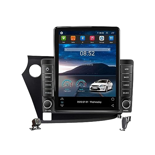 YLOXFW Android 12.0 Autoradio Stereo Navi mit 4G WiFi DSP Carplay für H-onda Insight 2 2009-2014 Sat GPS Navigation 10.4 Zoll Touchscreen Multimedia Video Player FM BT Receiver,Ts150 von YLOXFW