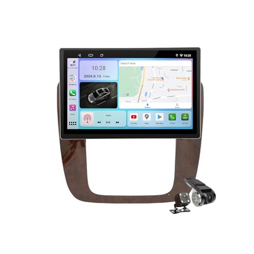 YLOXFW M400s, Autoradio Android 14.0 Navi 2 Din Stereo für GMC/Yukon/Tahoe/Suburban 2007-2014 Sat GPS Navigation 13.1 Zoll Cartablet DVD Multimedia Player mit Carplay 4G 5G WiFi DSP SWC von YLOXFW