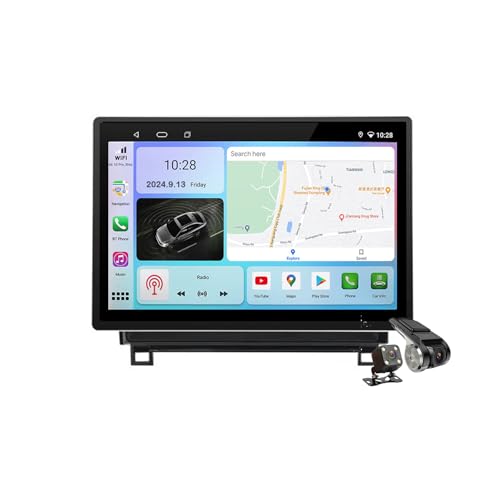 YLOXFW M500s, Autoradio Android 14.0 Navi 2 Din Stereo für Tundra/Sequoia 2007-2013 Sat GPS Navigation 13.1 Zoll Cartablet DVD Multimedia Player FM BT Receiver mit Carplay 4G 5G WiFi DSP SWC von YLOXFW