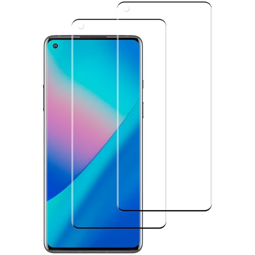 YMHML Panzer Schutz Glas für OnePlus 10 Pro 5G, 3D-Vollständige Schutzfolie, Anti-Kratzen Panzerfolie, HD Klar Displayschutz, 9H Härte, Anti-Bläschen - 2 Stück von YMHML