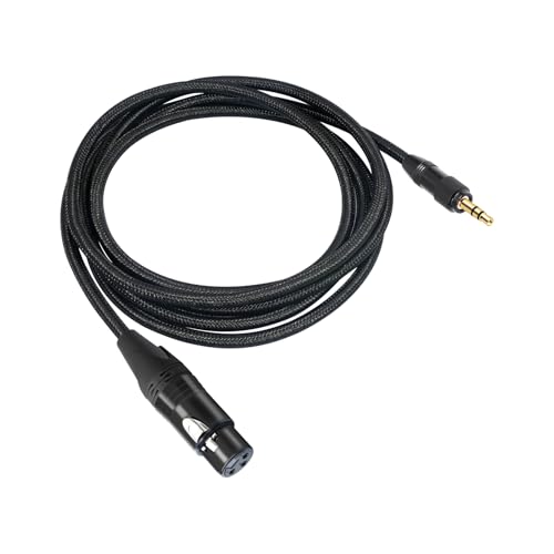 YMXQUP Professionelles 3 5-mm Kabel (Stecker Auf Buchse) Mit Sicherungsmutter Für Mikrofone Und Mixer 2 0 M/3 0 M Länge von YMXQUP