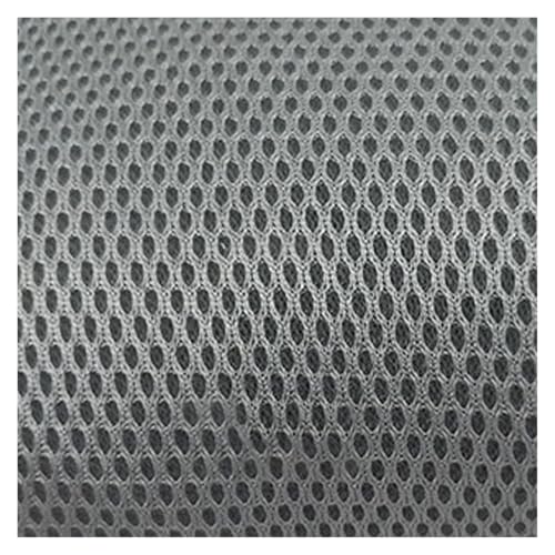 Lautsprecher Stoff,Akustikstoff 140x50cm Lautsprecher Mesh Tuch Staubdicht Schalldichte Netzabdeckung Stereo Gille Stoff Grill Radio Akustikfilter Schutzzubehör(Dark Grey) von YNZUNMY