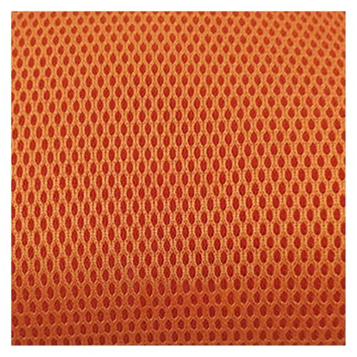 Lautsprecher Stoff,Akustikstoff 140x50cm Lautsprecher Mesh Tuch Staubdicht Schalldichte Netzabdeckung Stereo Gille Stoff Grill Radio Akustikfilter Schutzzubehör(Orange) von YNZUNMY