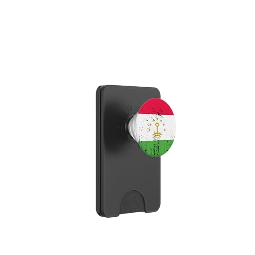 Tadschikistan Flagge Fußballfan Sport Erwachsene PopSockets PopWallet für MagSafe von YO! Diese Klamotten