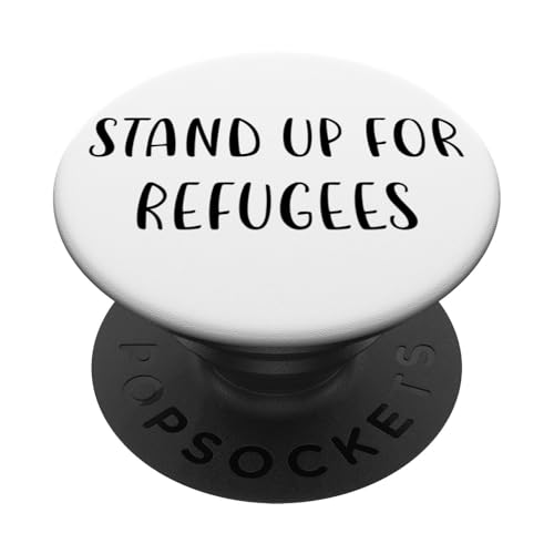 Erklärung zur Unterstützung von Sozialgerechtigkeit für Flüchtlinge PopSockets Klebender PopGrip von YO!