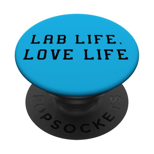 Lab Life, Love Life Lustiges Science-Tech-Statement PopSockets Klebender PopGrip von YO!