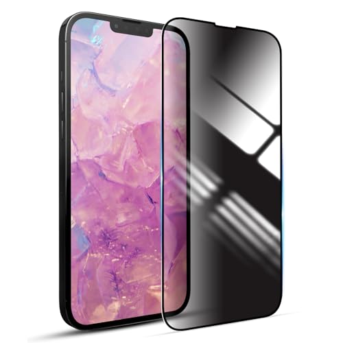 YOUULAR [1 Packung Sichtschutz-Displayschutzfolie für Xiaomi Redmi Note 13 Pro Plus 5G Gehärtete Glasfolie, Anti-Spion, kratzfest, glänzende Oberfläche, kratzfest, hohe Empfindlichkeit, Schwarz von YOUULAR