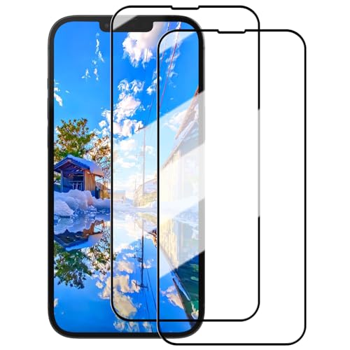 YOUULAR [2 Stücke Displayschutzfolie für Honor V40 Pro Schutzfolie aus gehärtetem Glas, Härte 9H, hohe Transparenz, bruchsicher, blasenfrei, schwarzer Rand von YOUULAR