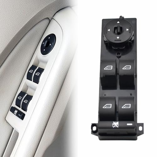 Elektrischer Fensterheber Schalter für F-ord focus mk2 Facelift c-max 2006-2013, Fensterheber Tasten Schalter Fensterheberschalter ABS-Kunststoff Zubehör 7M5T-14A132-AB von YQINGQ