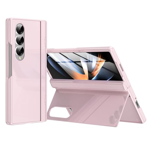 YQODSZ Schutzhülle für Samsung Galaxy Z Fold 4, mit verstecktem magnetischem Ständer, Z Fold 4 Kickstand Hülle mit Scharnierschutz, Displayschutzfolie, Hart-PC-Stoßdämpfer, Schutzhülle für Z Fold 4, von YQODSZ