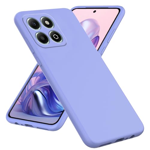 YSONCHAN Silikonhülle für ZTE Blade A35 / ZTE Blade A55, Bumper Schutzhülle, Anti-Fingerabdruck Handyhülle, Stoßfest Weiche Hülle und leicht zu Reinigen Case. Lavendel von YSONCHAN