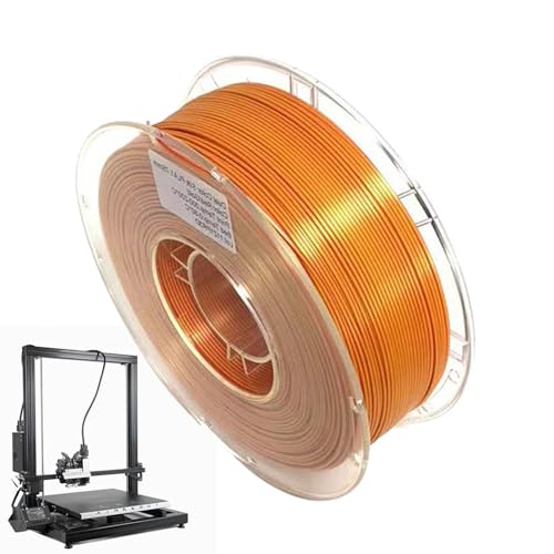 3D-Drucker-Filament, Seiden-3D-Drucker-Filament | 3D-Drucker-Verbrauchsmaterial Filament,Mehrfarbige Spule mit schnellem Farbwechsel, seidig glänzendes Filament für die meisten FDM-3D-Drucker von YTGOCN