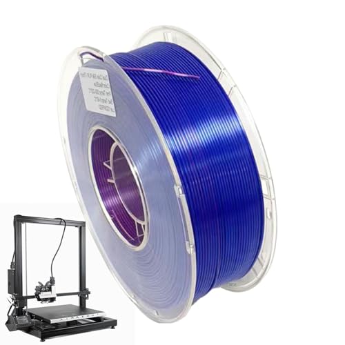 Seidenfilament, Filamentbündel für 3D-Drucker | Verbrauchsmaterialien für 3D-Drucker Zweifarbiges 3D-Druckfilament,Stark haftendes 3D-Druckfilament. Glänzendes Druckmaterial. Die Farbe ändert sich all von YTGOCN