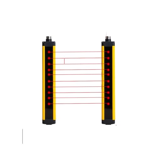 photoelectric beam sensor 35 x 50 Lichtvorhänge, 24/28 Strahlen, 40 mm Abstand, Sicherheitsschutz, 3,0 m Fotosensor for große Entfernungen(APS50-2840,NPN NC) von YUANFAHHH