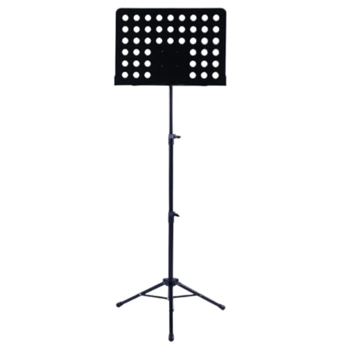 Tragbarer Notenständer,. Portable Music Stand Folding Portable Music Stand For Violin, Guzheng And Guitar Music Stand, Lifting And Folding Music Stand Music Stand(Black) von YUEKOPOU