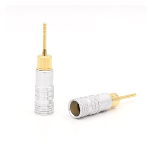 YUEKOPOU Bananen-Lautsprecher-Stecker, Bananen-Kab 8PCS 2mm Pin Speaker Banana Plug Adapter Wire Gold Plated von YUEKOPOU