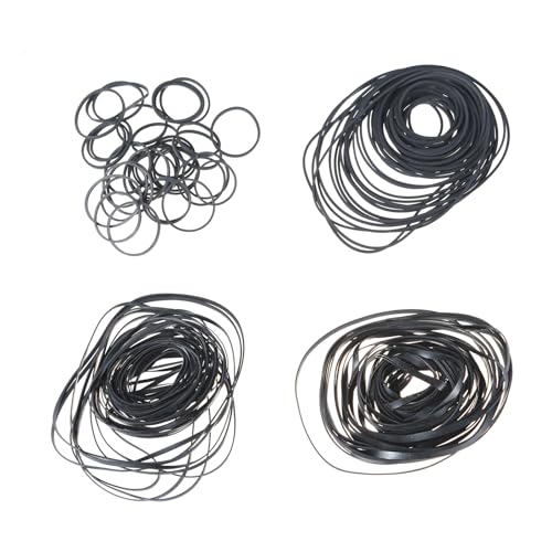 1mm/2mm/3mm Kassetten Band Maschine Gürtel Breite Gummi Gürtel Für Recorder Walkmans Repeater DVDs 200PCS von YUGSHNKFC