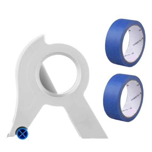 22 Meter langes Abdeckband und Malerband-Applikator-Set, ergonomischer Griff, Abdeckbandabroller, Abdeckfolien-Werkzeug 22 Meter langes Abdeckband und Malerband-Applikator-Set, ergonomischer Griff, Abdeckbandabroller, Abdeckfolien-Werkzeug von YUGSHNKFC
