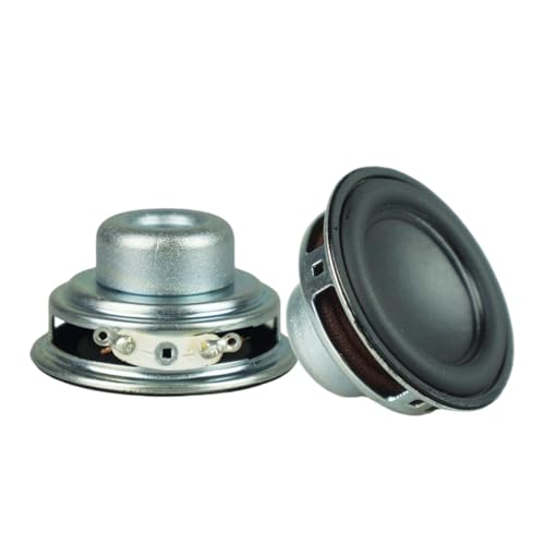 2Pcs 45mm 4Ohm 8W Subwoofer Multimedia Tragbare Lautsprecher Sound Verstärker Lautsprecher Innere Magnetische Gummi Seite Lautsprecher von YUGSHNKFC