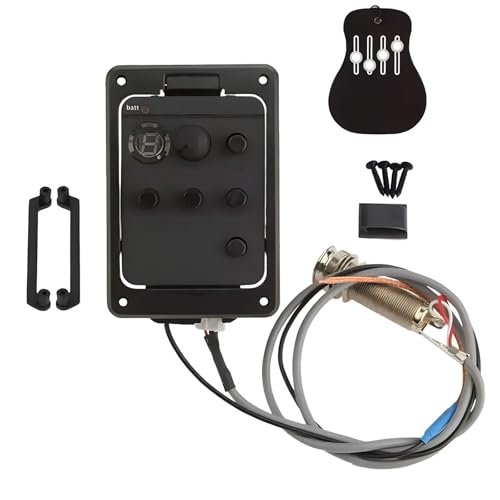 Equalizers Stimmgerät, Piezo-Tonabnehmer, Equalizer-Systeme, Batteriestandsanzeigen, Equalizer, Piezo-Tonabnehmer, Stimmgerät für 101 Folk-Gitarre, langlebig von YUGSHNKFC