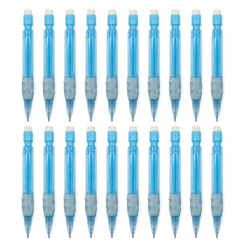 YUGSHNKFC 20 Stück kleine, kurze Druckbleistifte mit kleinem Radiergummi, 0,7 mm, Zeichnen, automatischer Bleistift zum Schreiben, Zeichnen, Skizzieren YUGSHNKFC 20 Stück kleine, kurze Druckbleistifte mit kleinem Radiergummi, 0,7 mm, Zeichnen, automatischer Bleistift zum Schreiben, Zeichnen, Skizzieren von YUGSHNKFC