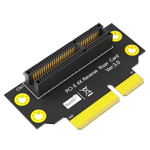 YUGSHNKFC 32 Mm Umgekehrter 90-Grad PCIE Steckplatz Für PCIE Stecker Zu Buchse Adapter Karte Für Server PC Servergehäuse von YUGSHNKFC