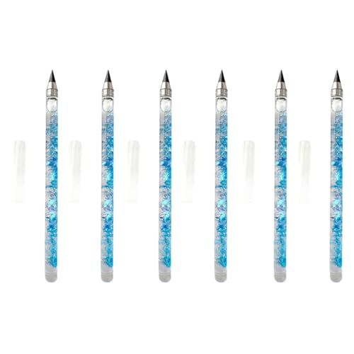 YUGSHNKFC 6 x Treibsand-Bleistifte, radierbar, wiederverwendbar, ewiger Stift zum Skizzieren, Kunst, Zeichnen, Schreiben, Strumpffüller YUGSHNKFC 6 x Treibsand-Bleistifte, radierbar, wiederverwendbar, ewiger Stift zum Skizzieren, Kunst, Zeichnen, Schreiben, Strumpffüller von YUGSHNKFC