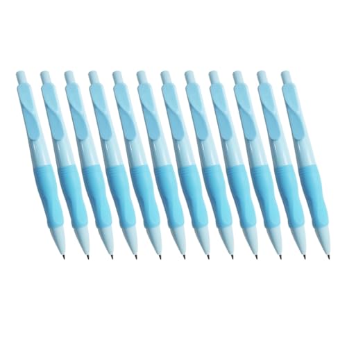 YUGSHNKFC Druckbleistifte mit ergonomischem Griff, mit Spitzer, 2,0 mm, Druckbleistift für Schüler, Schreiben, Skizzieren, Zeichnen, 12 Stück YUGSHNKFC Druckbleistifte mit ergonomischem Griff, mit Spitzer, 2,0 mm, Druckbleistift für Schüler, Schreiben, Skizzieren, Zeichnen, 12 Stück von YUGSHNKFC