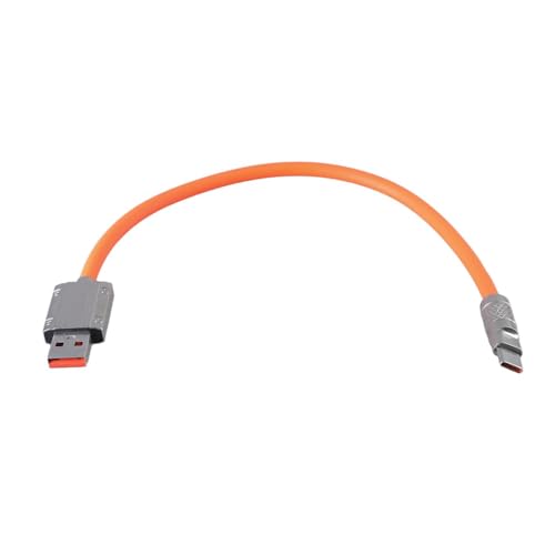 YUGSHNKFC Kurzes USB Auf USB C Kabel Stecker Stecker-480Mbps Hochgeschwindigkeits Datenkabel Anschlüsse Kabel 66W Für Laptop Telefon Tablet von YUGSHNKFC