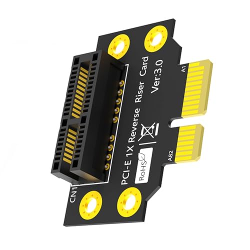 YUGSHNKFC PCIE 1X 90 Grad Umgekehrte Stecker Zu Buchse Karte Für Server Installationsrichtung In Richtung Höhe 32 Mm von YUGSHNKFC