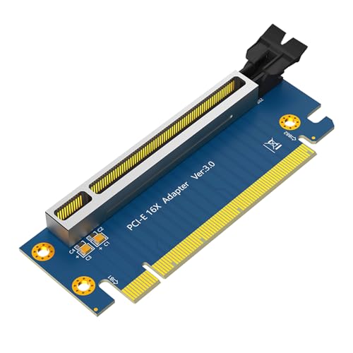 YUGSHNKFC PCIE3.0 X16 Bis X16 90 Grad Rechtwinklige Erweiterungskartenadapter Für Computer Server Gehäuse von YUGSHNKFC