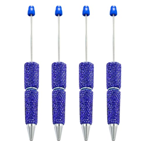 YUGSHNKFC Perlenstift, 1,0 mm, Perlenstift, Strasssteine, glattes Schreiben, Schule, Bürobedarf, 4 Stück YUGSHNKFC Perlenstift, 1,0 mm, Perlenstift, Strasssteine, glattes Schreiben, Schule, Bürobedarf, 4 Stück von YUGSHNKFC