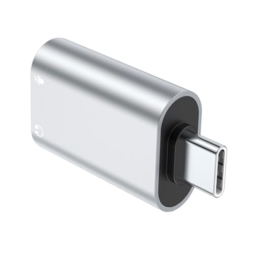 YUGSHNKFC USB C auf doppelte 3,5-mm-Buchse, Adapter, Headsets, Y-Splitter, USB C auf doppelte 3,5-mm-Buchse, Kopfhörer-Splitter, 136D-Chip von YUGSHNKFC