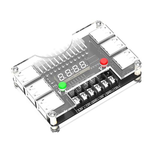 YUHANGCIYE 24Pin Desktop Netzteile Board Computer Netzteil Breakouts Transfer Board 3 3 V 5V 12V -12V Ausgangsspannungen ATX24Pin Breakouts Board von YUHANGCIYE