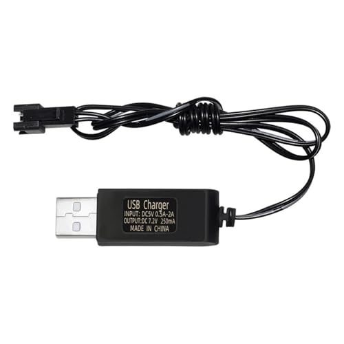 YUNNIAN USB-Kabel für 3,6 V 4,8 V 6 V 7,2 V & Lithium-Batterien mit SM2P/JST/KETPlug RemoteControl Spielzeug von YUNNIAN