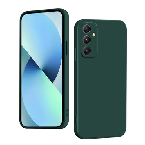 YUXING Silikon Hülle für Samsung Galaxy A35 5G, Mode Muster Niedlich Handyhülle, Stoßfest, rutschfest, Langlebige, Ultra Dünn Schutzhülle (Grün) von YUXING