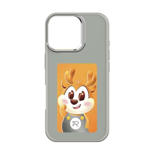 YUYQAQ Für 16/16 Pro Handy geeignet Cartoon Phone Slip Ca Silikon Objektiv Pro für 16/16 G2a8 von YUYQAQ