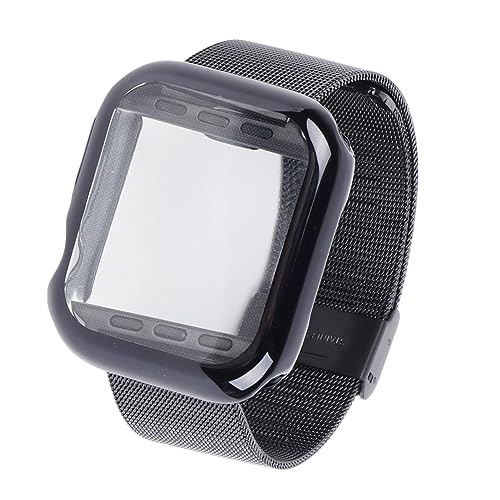 YUYTE Uhrenarmband, Modisches Uhrenarmband für Iwatch, Verstellbares Ersatz-Silikonarmband für die Reparatur von Iwatch (Schwarz) von YUYTE