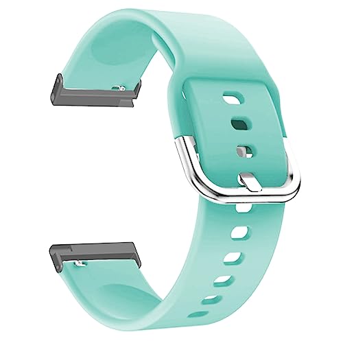 YUYTE Verstellbares Silikon-Smartwatch-Armband-Zubehör für Suunto7, Spartan HR Baro und D5i mit Bequemem und Schweißfestem Ersatz-Uhrenarmband (Hellblau) von YUYTE