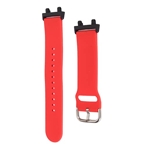 YUYTE Weiches Silikon-Uhrenarmband, Smartwatch-Armband A Tch für 7 Pro für Fitnessstudio, Fitness, Laufen, Büroarbeit (Rot) von YUYTE